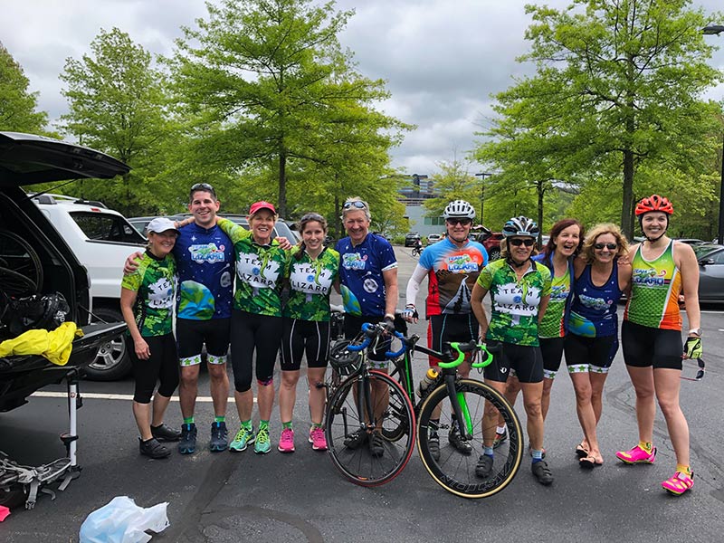 Team Lizard rides the 2018 PMC to raise money for cancer research and cures